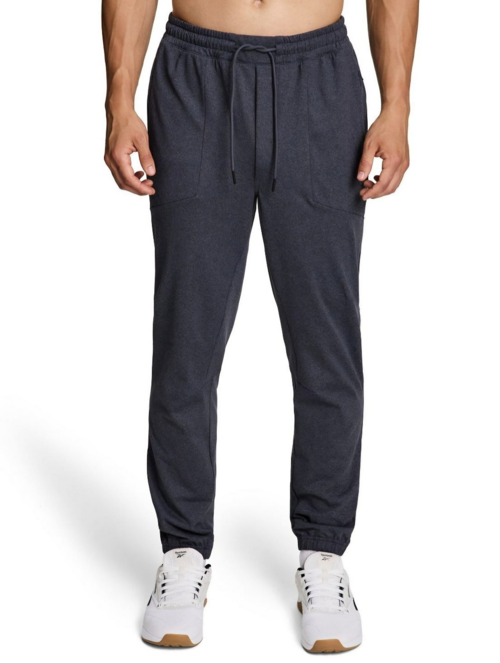 Reebok Men's Off the Grid Gray Color Drawstring Jogger Pants. Slim Fit. Size XL